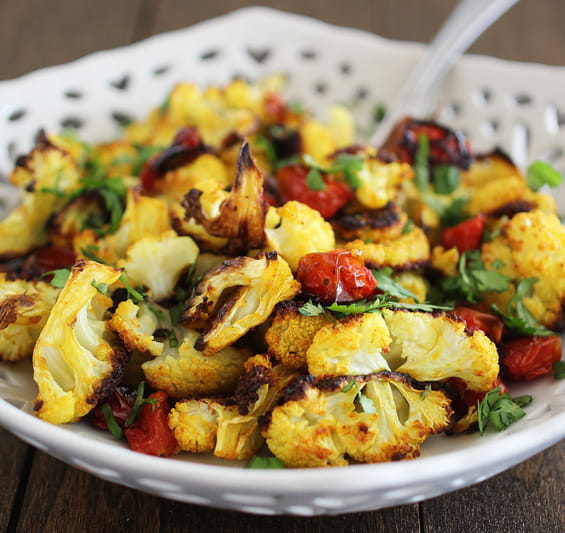 Turmeric Roasted Cauliflower