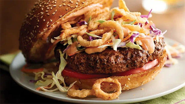 Sriracha Slaw Burger