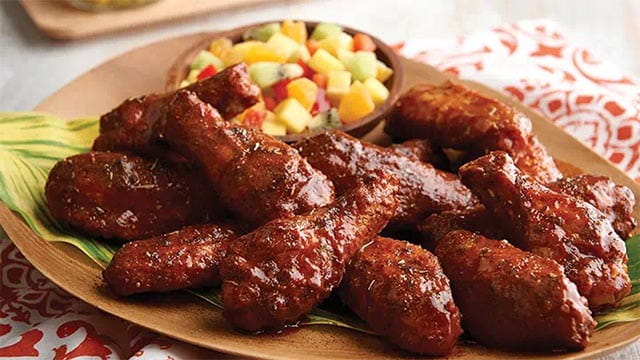 Spicy jerk bbq wings