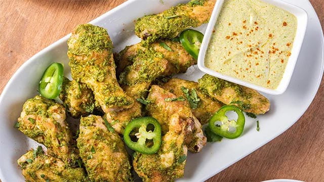 Green Harissa Wings