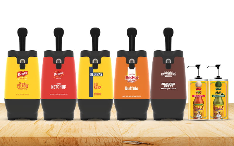Convenient Condiment Dispensers