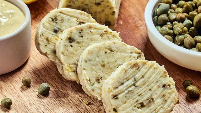 lemon dijon caper butter