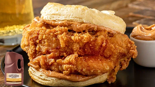 Sweet & Bold BBQ Buttermilk Fried Chicken Biscuit