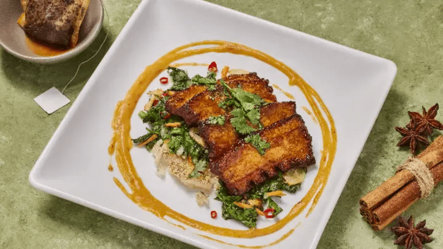 Thai Tea Spiced Pork Belly