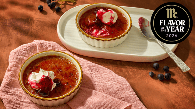 Black Currant Crème Brûleé