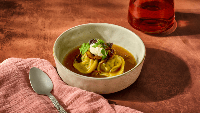 Cappelletti in Savory Mushroom Broth