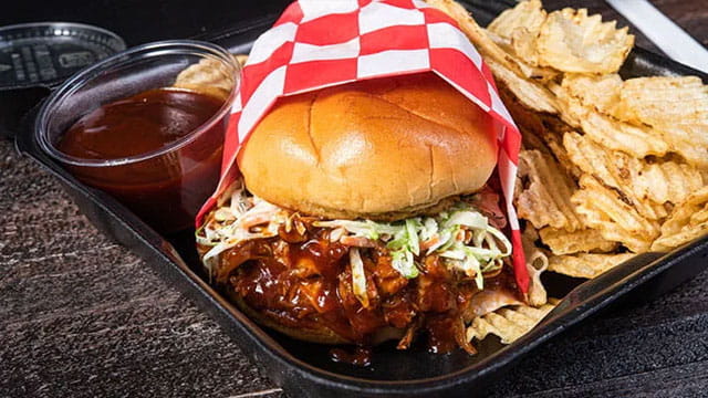 Memphis Sweet Pulled Chicken Sandwich