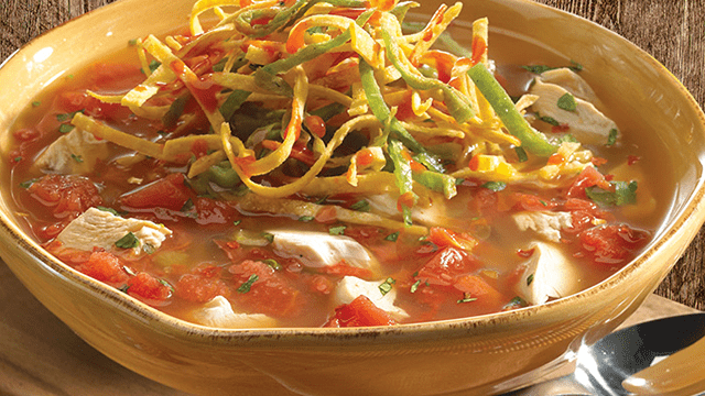 Green Pepper Tortilla Soup