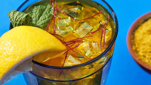 Cooling Saffron Honey Tea