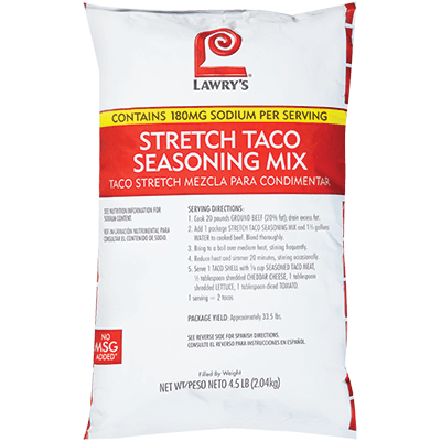 Lawry's Stretch Taco Seasoning Mix