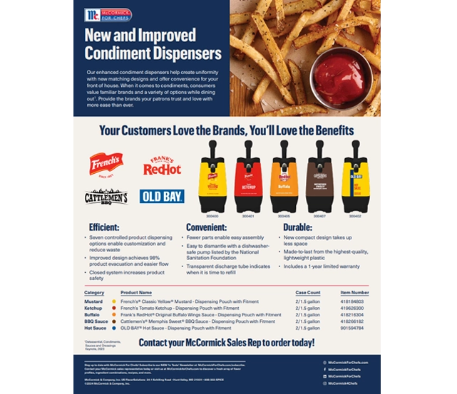 Condiment Dispensers