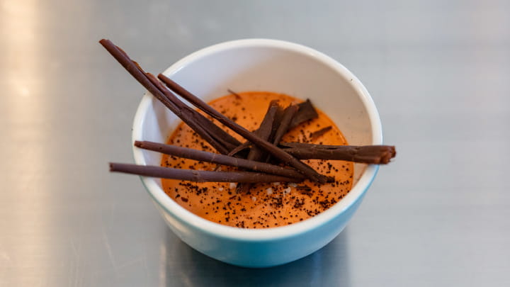 Carrot and Cardamom Panna Cotta