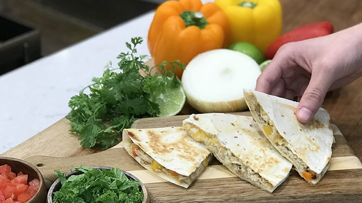 Chipotle Chicken Fajita Quesadilla