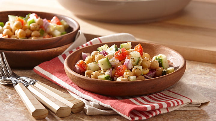 Garlic and Herb Chickpea Salad