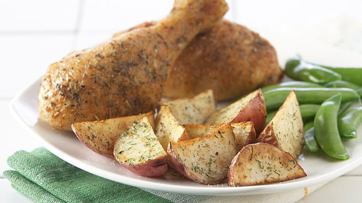 Garlic and Herb Roasted Potatoes