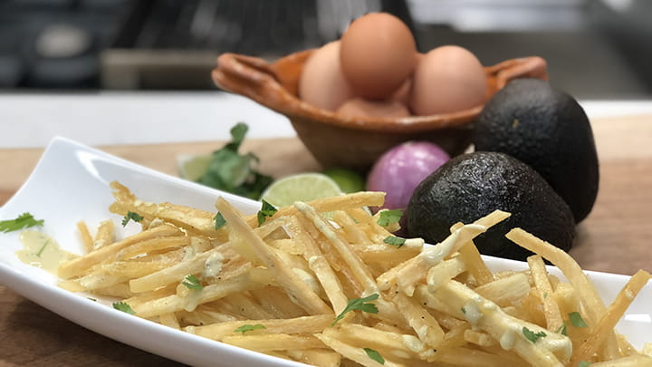 Yucca Fries with Jalapeno Aioli