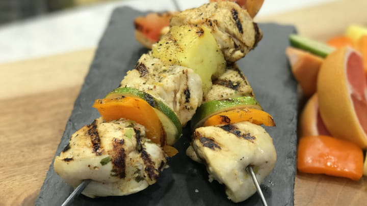 Key West Tequila Lime Chicken Kabobs