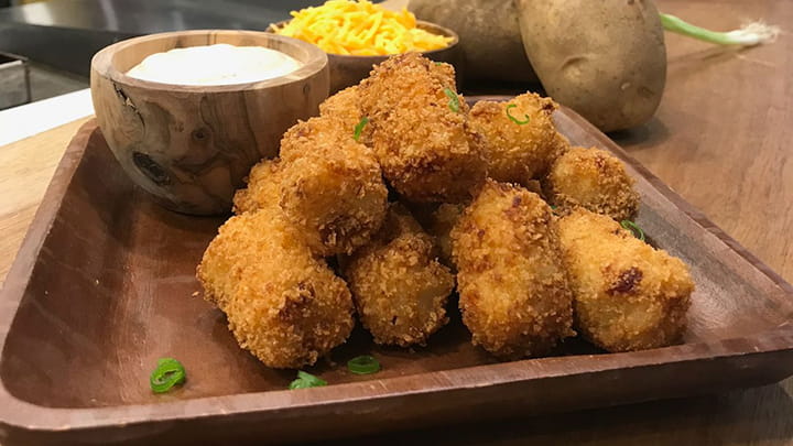 Loaded Mashed Potato Tots