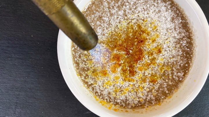 Pumpkin Spiced Coconut Creme Brulee