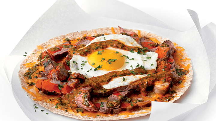 argentiniansteakeggflatbread