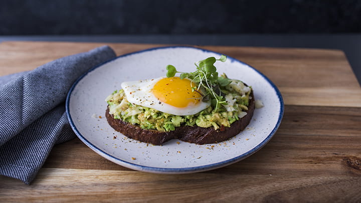 Pumpernickel Avocado Toast