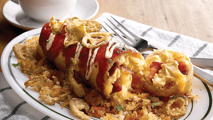 Chipotle BBQ Breakfast Chimichanga