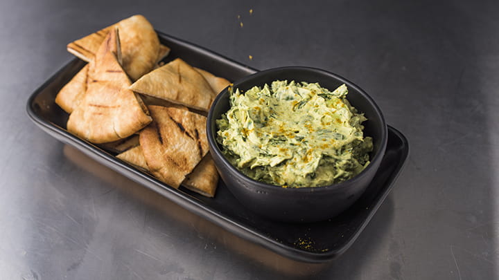 Curried Spinach and Avocado Dip