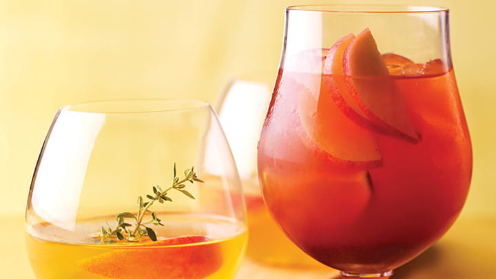 Ancho-Hibiscus Sparkling Sangria