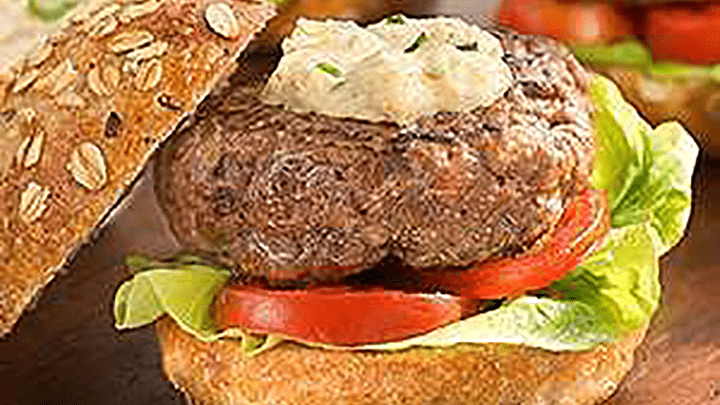 Horseradish Roquefort Burger