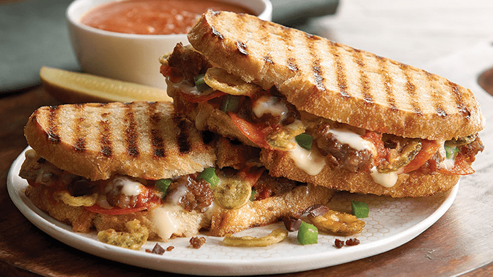 Sausage Pizza Panini