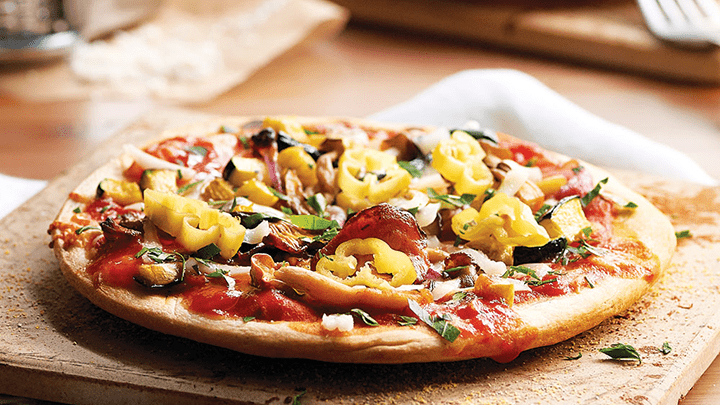 Franks RedHot Original Roasted Vegetable Pizza