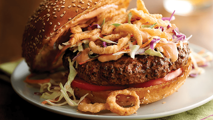 Sriracha Slaw Burger