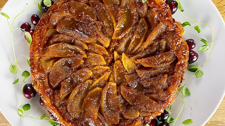 Warm Apple Tarte Tatin