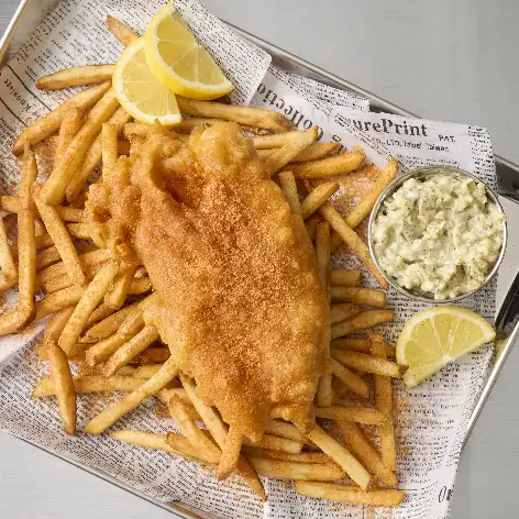 Old Bay Malt Vinegar Fish & Chips
