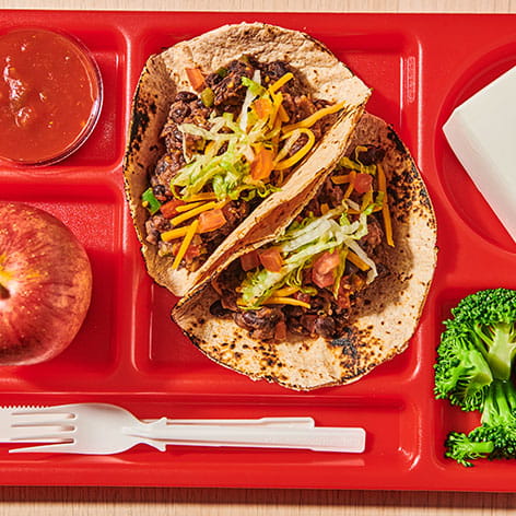 Cholula® Chipotle Black Bean Tacos