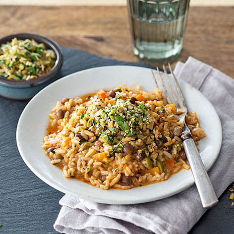 Caribbean Coconut and Pigeon Pea Rice