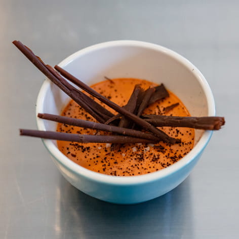 Carrot and Cardamom Panna Cotta