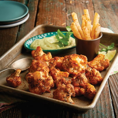 Basque Inspired Cauliflower Bites