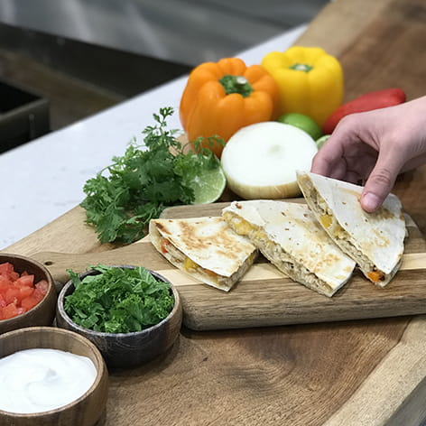 Chipotle Chicken Fajita Quesadilla