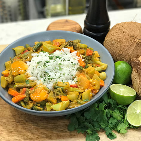 Easy Red Curry Vegetables