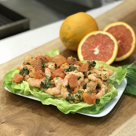 Grapefruit and Shrimp Salad