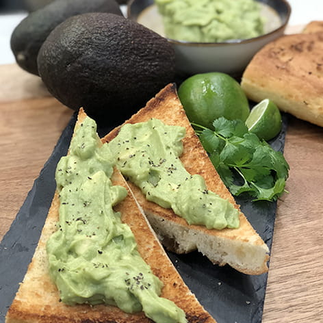 Grilled Jalapeno Focaccia and Avocado Toast