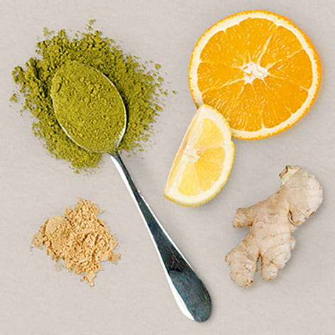 Matcha Green Tea with Ginger and Citrus Blend
