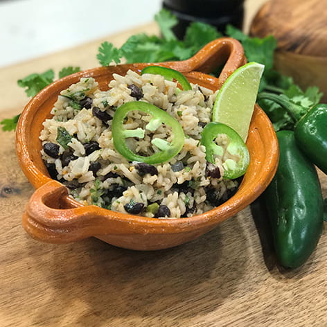 Mojito Lime Black Bean Rice
