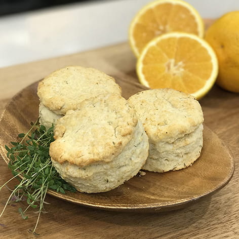 Orange Thyme Biscuits