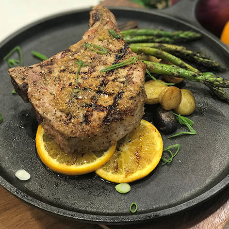 Perfect Pinch Grilled Pork Chops