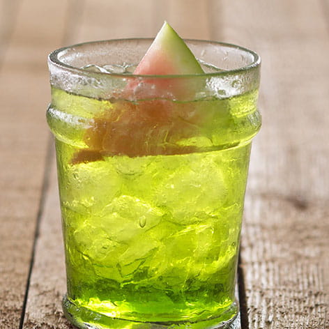 Pickled Watermelon Shrub Cocktail