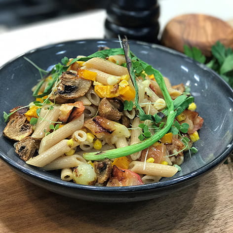 Roasted Fall Vegetable Pasta Salad