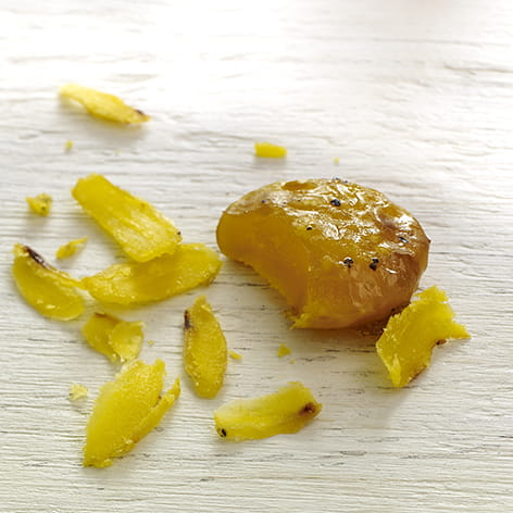 Rosemary Garlic Cured Egg Yolks