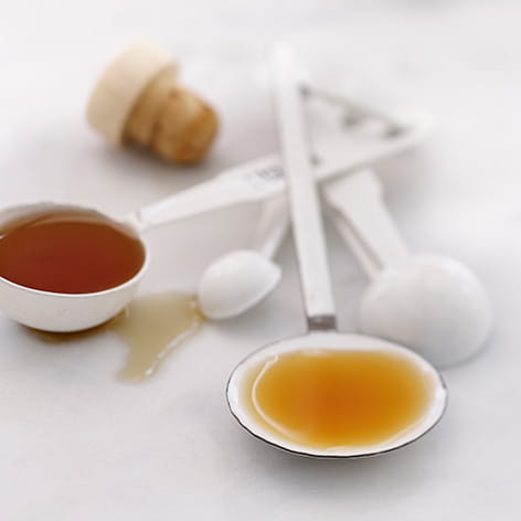 Sliced Apple Pancakes a la Plancha with Sherry Caramel Sauce